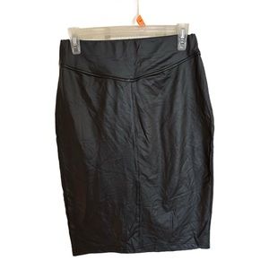 SHEIN Faux Leather Pencil Skirt
